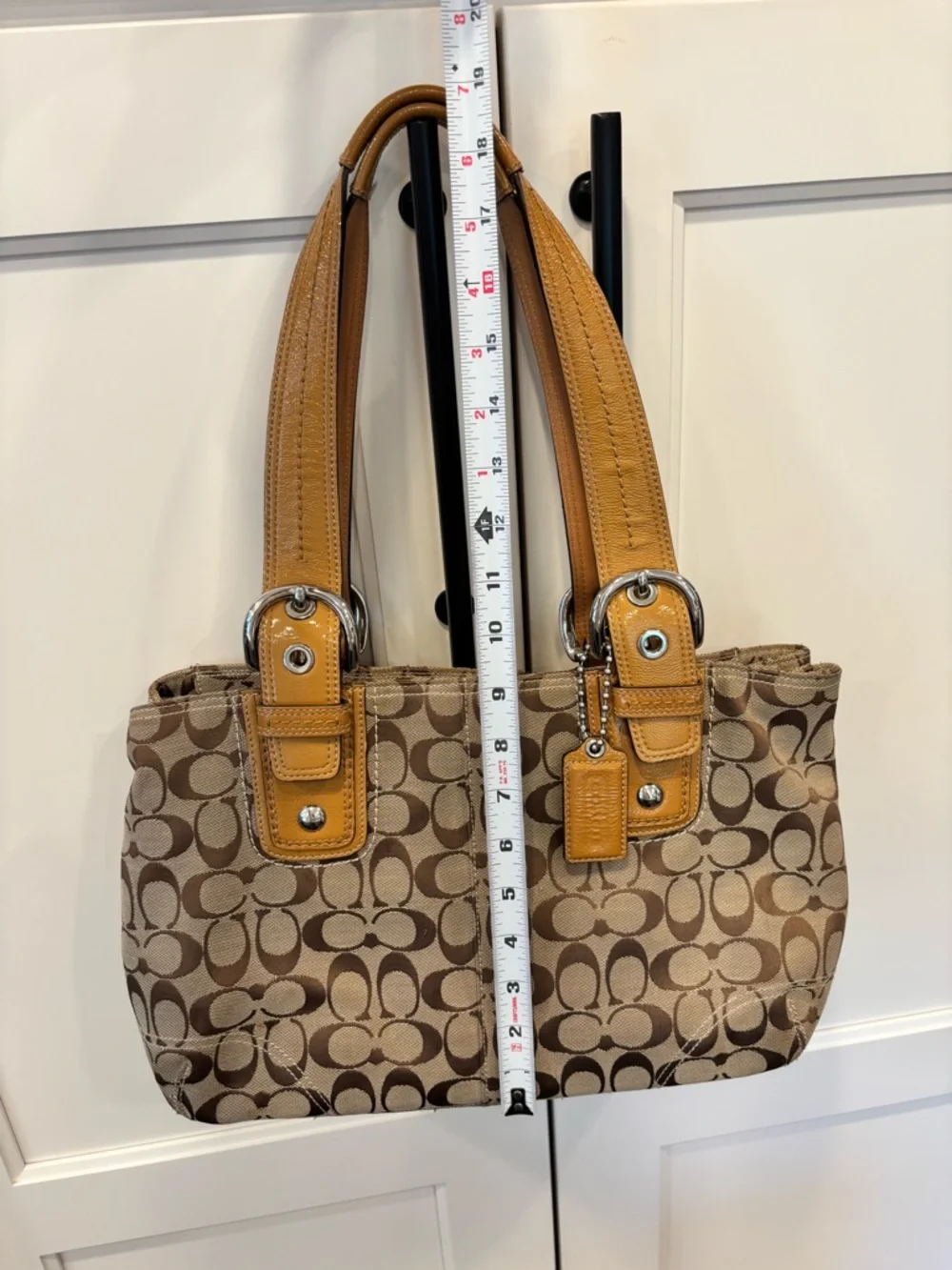 Coach SOHO Signature Jacquard Satchel - Picture 4 of 13